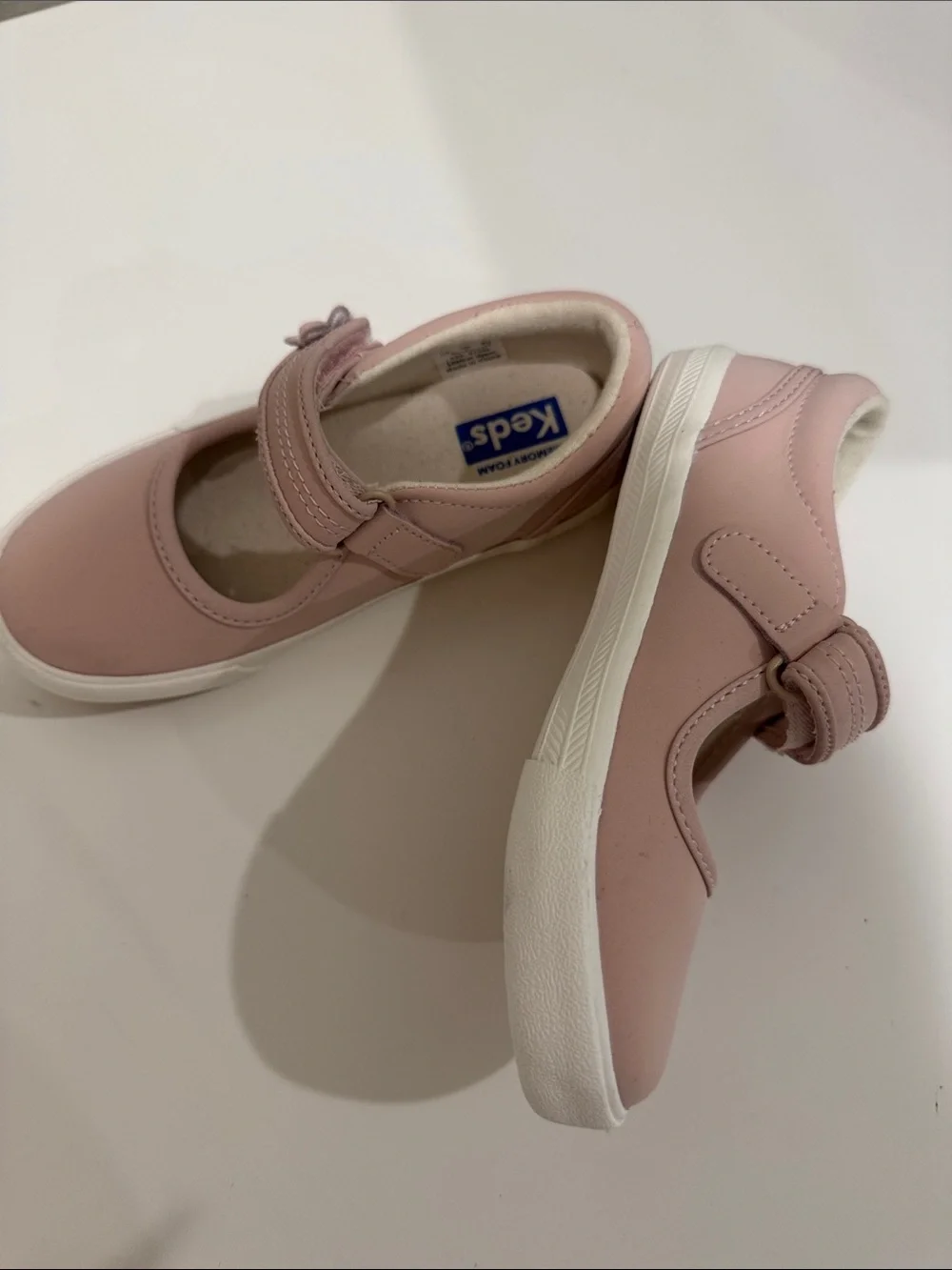 Keds Pink Mary Jane Velcro Casual Shoes - Size 10M